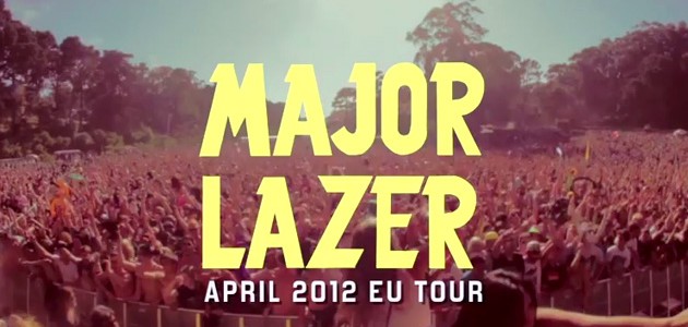 Major Lazer European Tour 2012