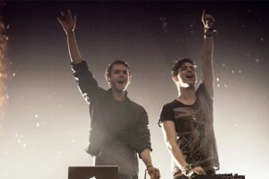 Zedd and Porter Robinson at Camp Bisco