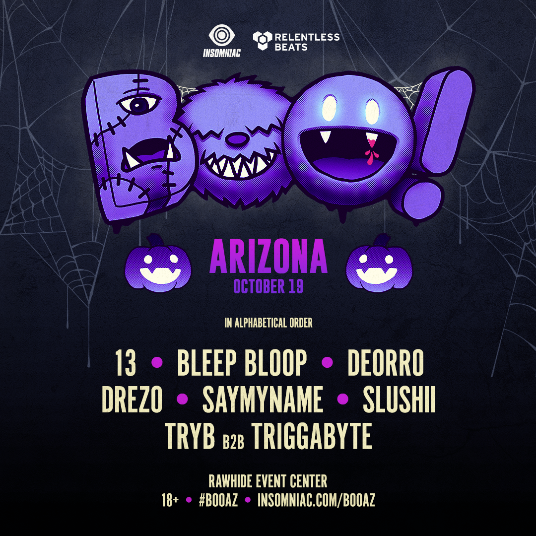 Az Boo Rave RB Weekend Preview: Hippie Sabotage, Manilla Killa, Jack Novak, BOO ...